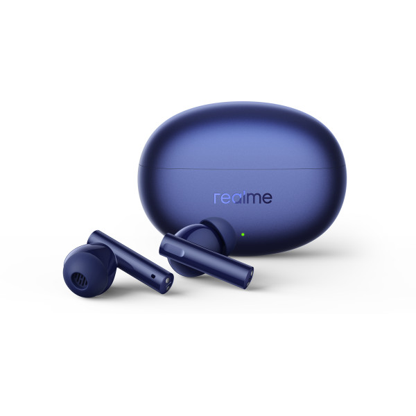 realme Buds Air 5 with 50dB ANC, 12.4mm Dynamic Bass Driver and upto 38 hours Playback Bluetooth Headset (Deep Sea Blue, True Wireless)