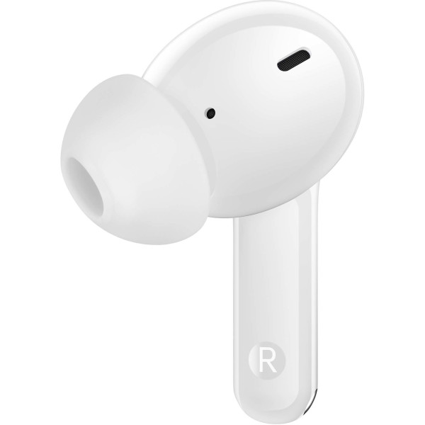 realme Techlife Buds T100 with up to 28 Hours Playback & AI ENC for Calls Bluetooth Headset (White, True Wireless)